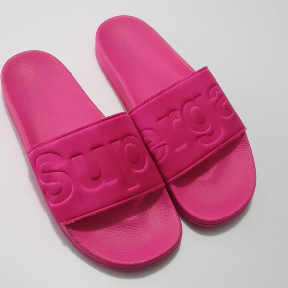 NEW SUPERGA AUS 9 Satin Slides fuschia pink - Picture 7 of 9